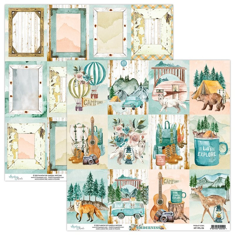 Mintay by Karola - Wilderness | Paper Pad 12 x 12