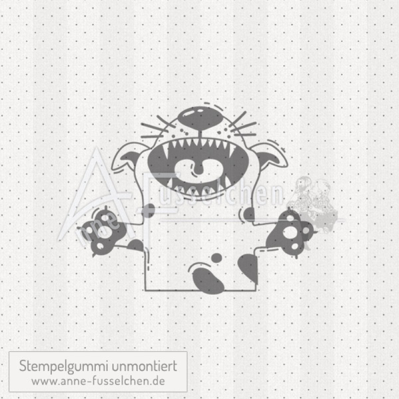 Motivstempel - Singender Hund