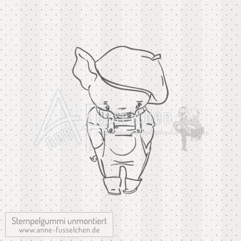 Motivstempel - Schweinchen Luca (gr)