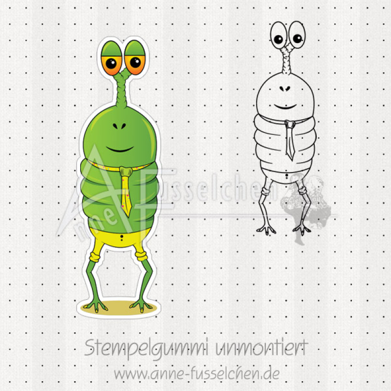 Motivstempel - Birko Wurmler (gr) | anne-fusselchen.de