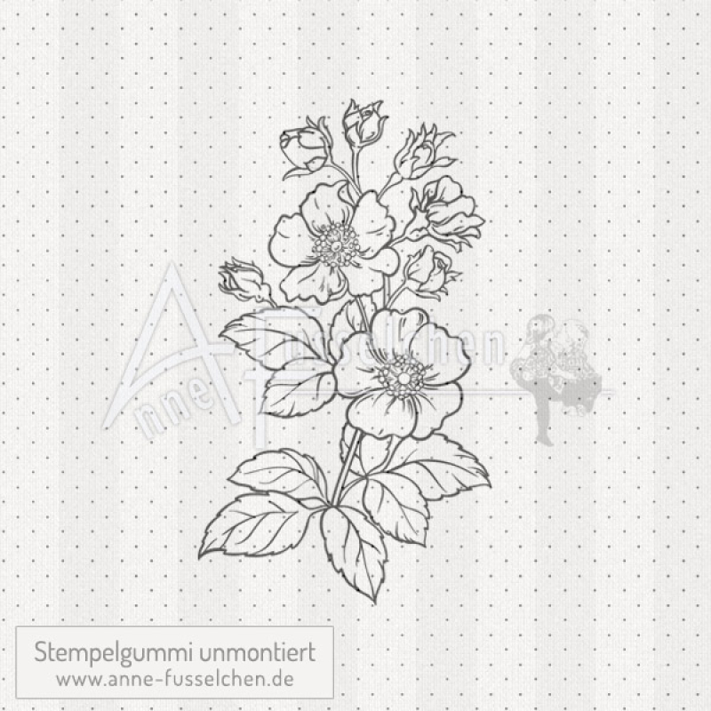Motivstempel - Hagebutte 02 (gr) | anne-fusselchen.de
