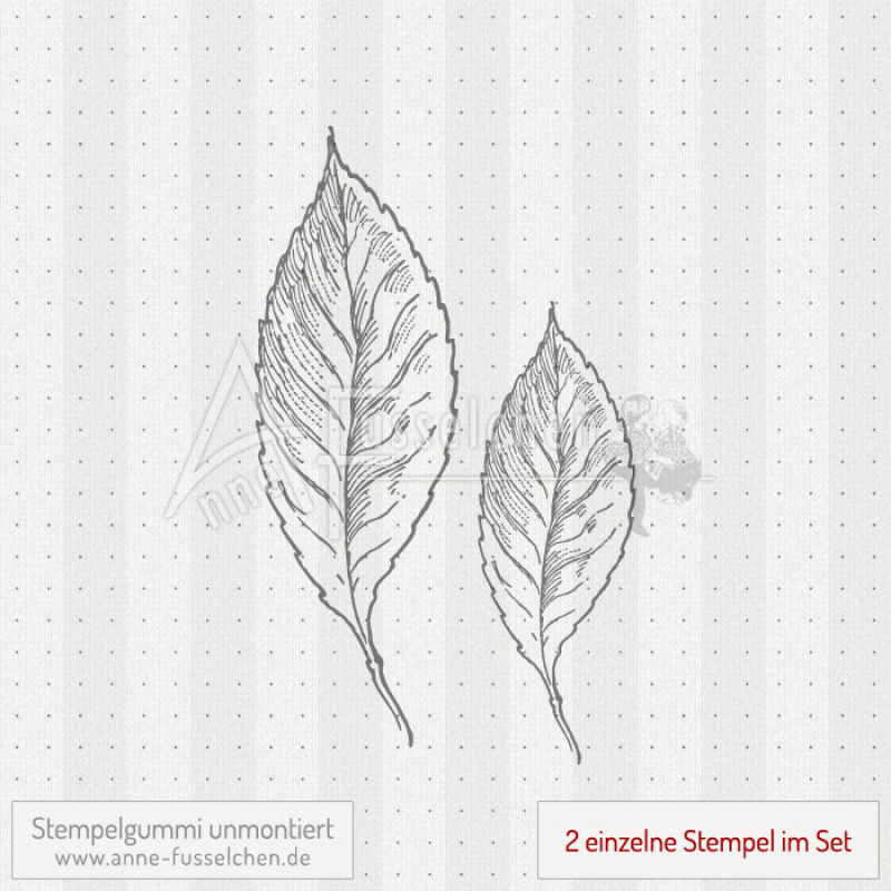 Motivstempel - Blätter Set 01 | anne-fusselchen.de