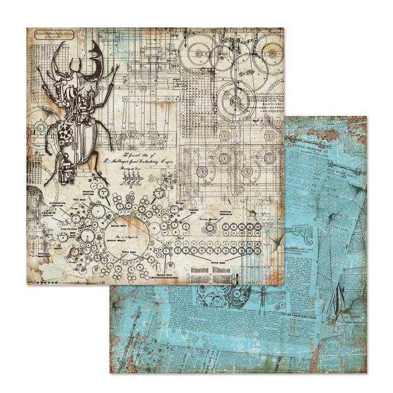 Stamperia - Mechanical Fantasy | Blatt 6