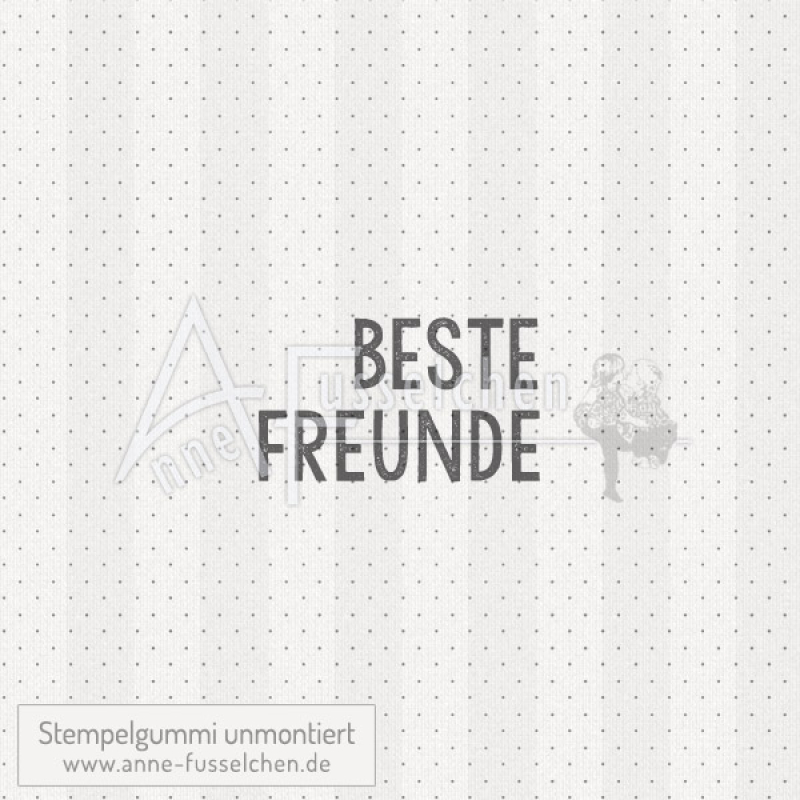 Textstempel - Beste Freunde