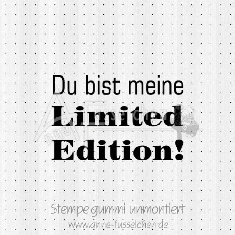 Textstempel -  Limited Edition 01 | anne-fusselchen.de