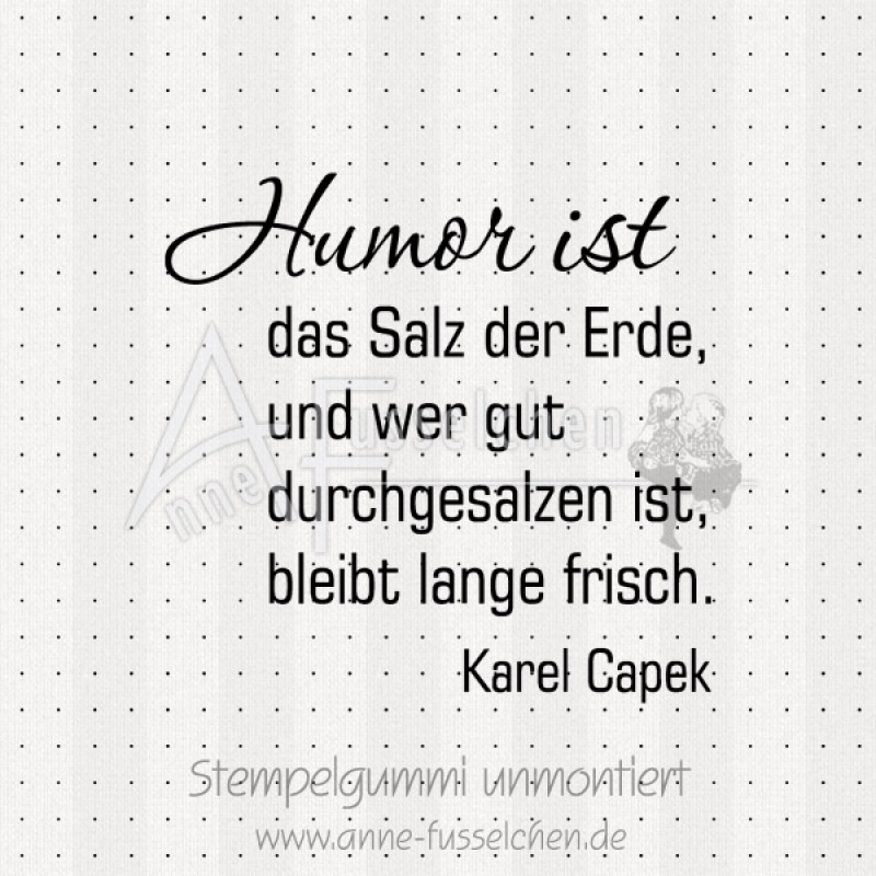 Textstempel - Humor ist ... 01 | anne-fusselchen.de