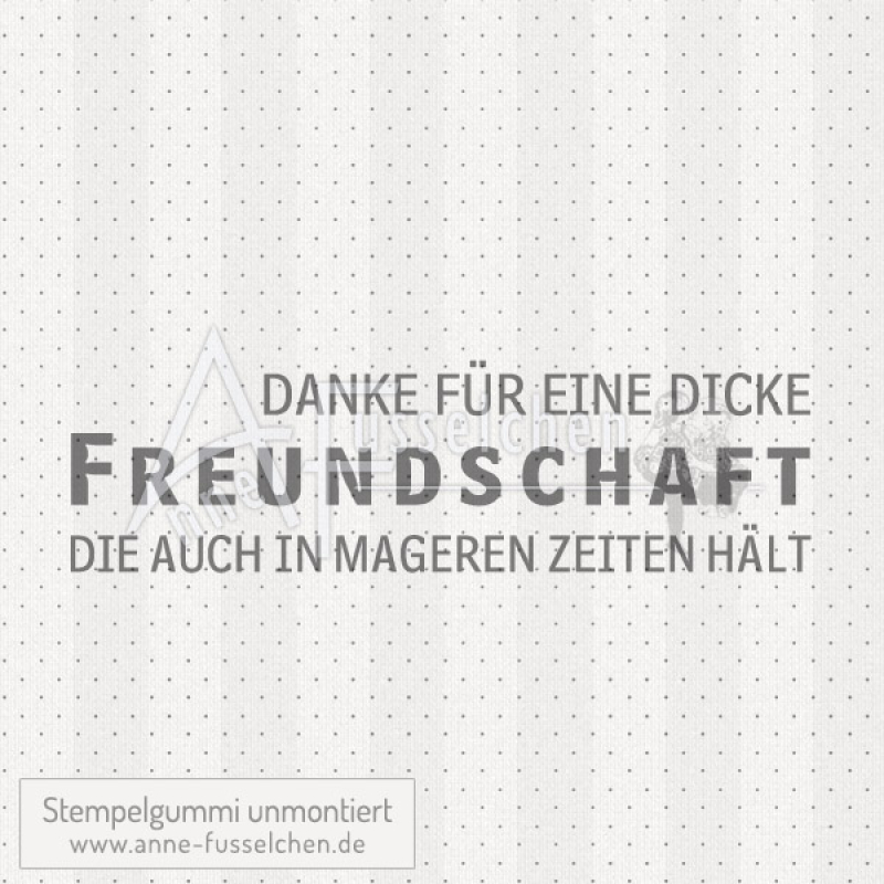 Textstempel - Freundschaft 02