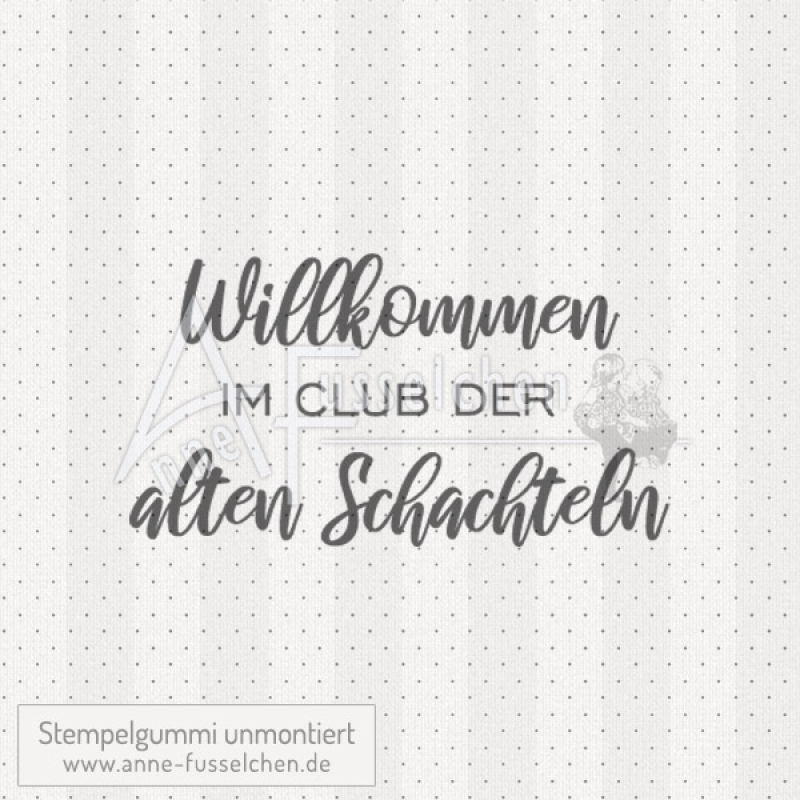Textstempel - Club der alten Schachteln 01