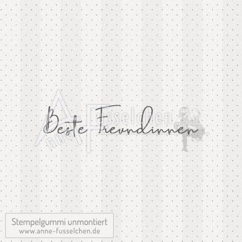 Textstempel - Beste Freundinnen