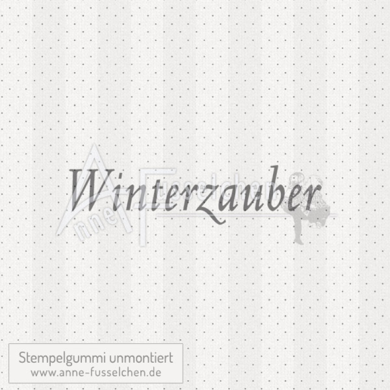Textstempel - Winterzauber