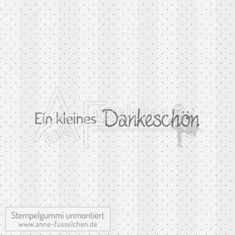 Textstempel - Ein kleines Dankeschön
