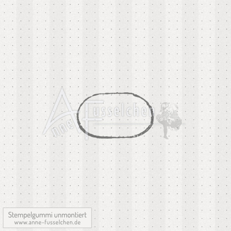 Motivstempel - Label oval