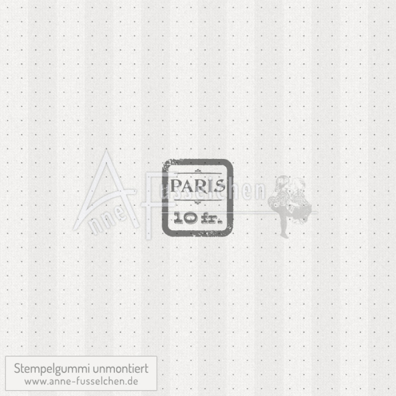 Motivstempel - Paris 10 fr