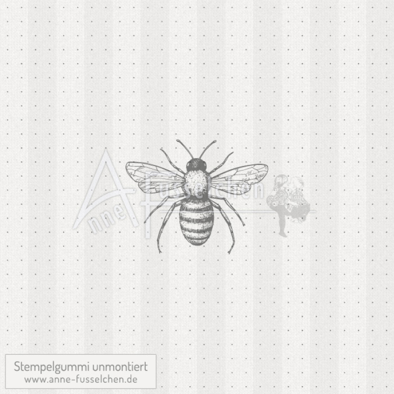Motivstempel - Vintage Biene