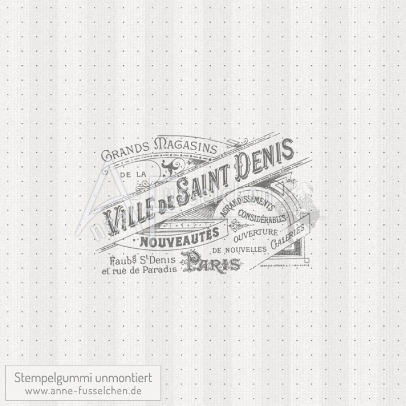 Motivstempel - Vintage Ville de Saint Denis