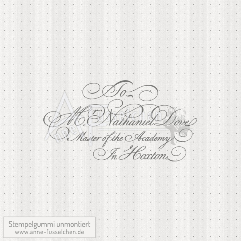 Motivstempel - Vintage Adress to ...