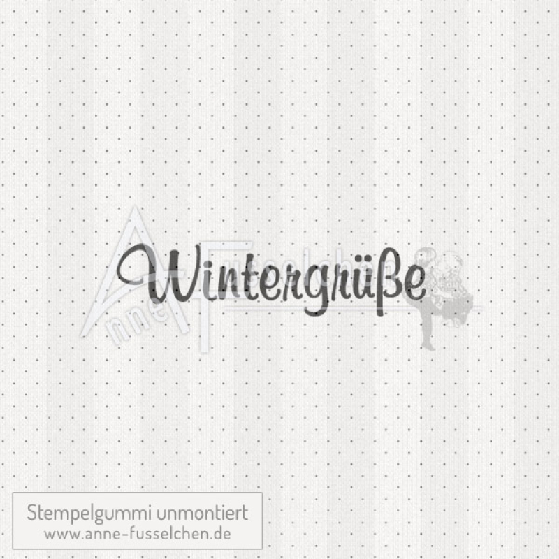 Textstempel - Wintergrüße