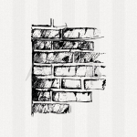 Hintergrundstempel - Mauer