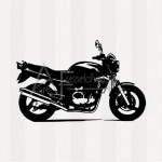 Motivstempel - Motorrad 01