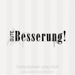 Textstempel - Gute Besserung 01