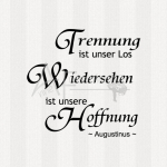Textstempel - Trennung