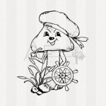 Motivstempel - Pietje der Matrose