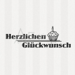 Textstempel - Herzlichen Glückwunsch 04