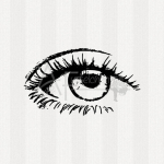 Motivstempel - Auge 01