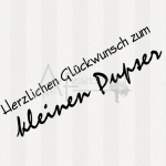 Textstempel - ... kleinen Pups
