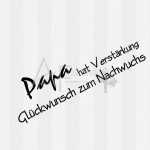 Textstempel - Papa hat ...