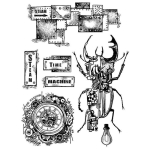 Stamperia Rubber Stamp - Time Machine