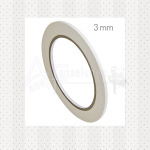 Doppels. Klebeband - weiß / 3 mm / 20 m
