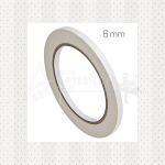Doppels. Klebeband - weiß / 6 mm / 20 m