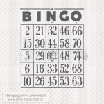 Hintergrundstempel - Bingokarte