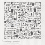 Hintergrundstempel - Coffee Quadrat
