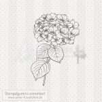 Motivstempel - Hortensie 01 klein