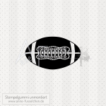 Motivstempel - Football