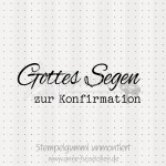Textstempel - Konfirmation 02