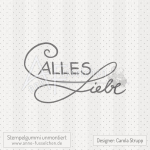 Textstempel - Alles Liebe