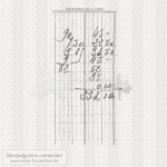 Motivstempel - Vintage Kassenbuch gross